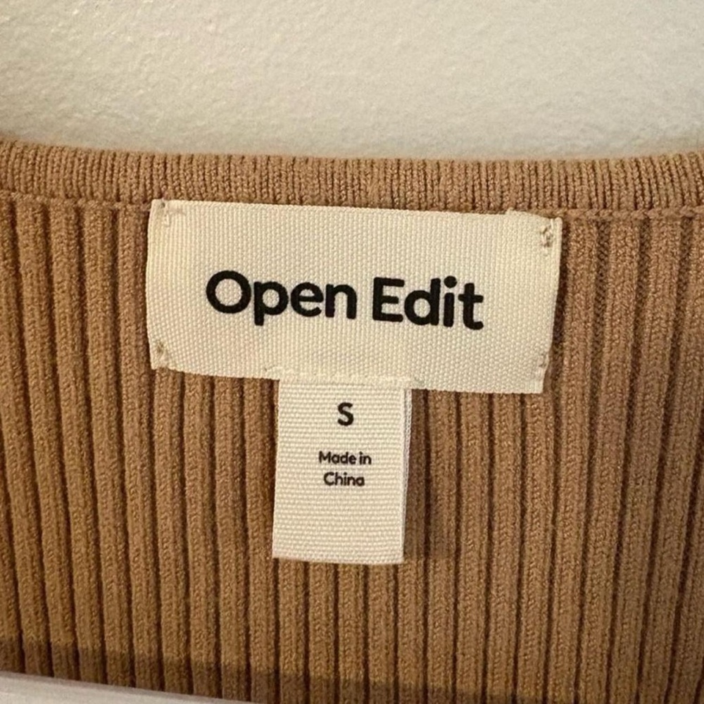 Open Edit Ribbed Sweater - Picture 6 of 7